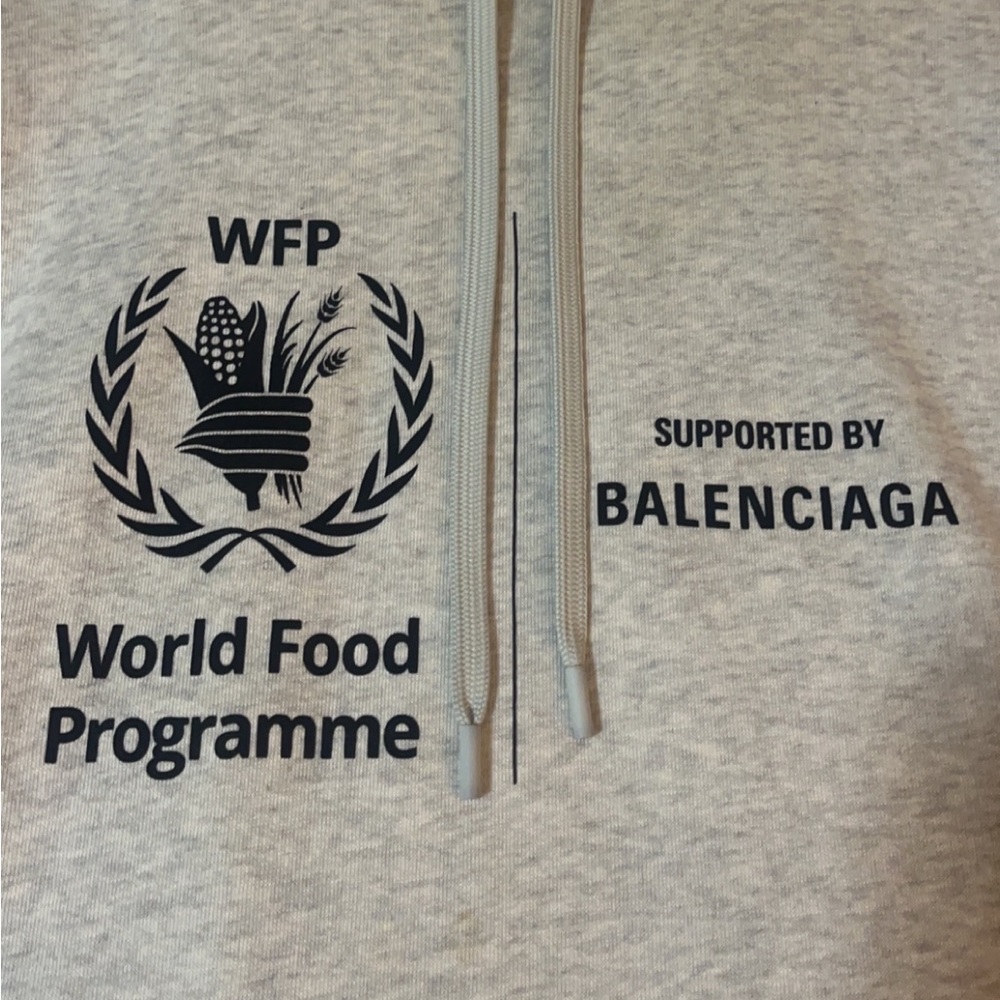 Balenciaga world food program hoodie